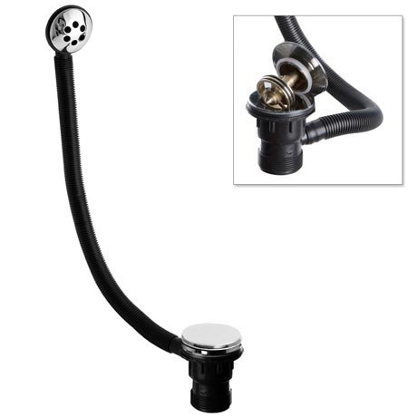 Easy Clean Chrome Click Clack Bath Waste with Overflow - ECBW1 at ...