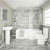 Edge Modern Shower Bath Suite profile small image view 1 