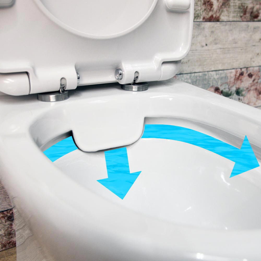 Rimless toilets are an emerging bathroom trend that offers a more hygienic solution than standard toilets because they are easier to clean thanks to the exclusion of an enclosed rim. Expect this 2018 bathroom trend to become even more popular in the future!