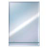 Euroshowers Rectangular Bevelled Mirror with Glass Shelf - TEM5040RS profile small image view 1 