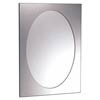 Euroshowers Rektangel Stainless Steel Frame with Oval Mirror - 470 x 670mm profile small image view 1 