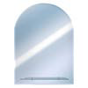 Euroshowers Round Top Bevelled Mirror with Glass Shelf - TEM5040AS profile small image view 1 