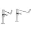 Franke F1074 Lever Operated Pillar Taps profile small image view 1 