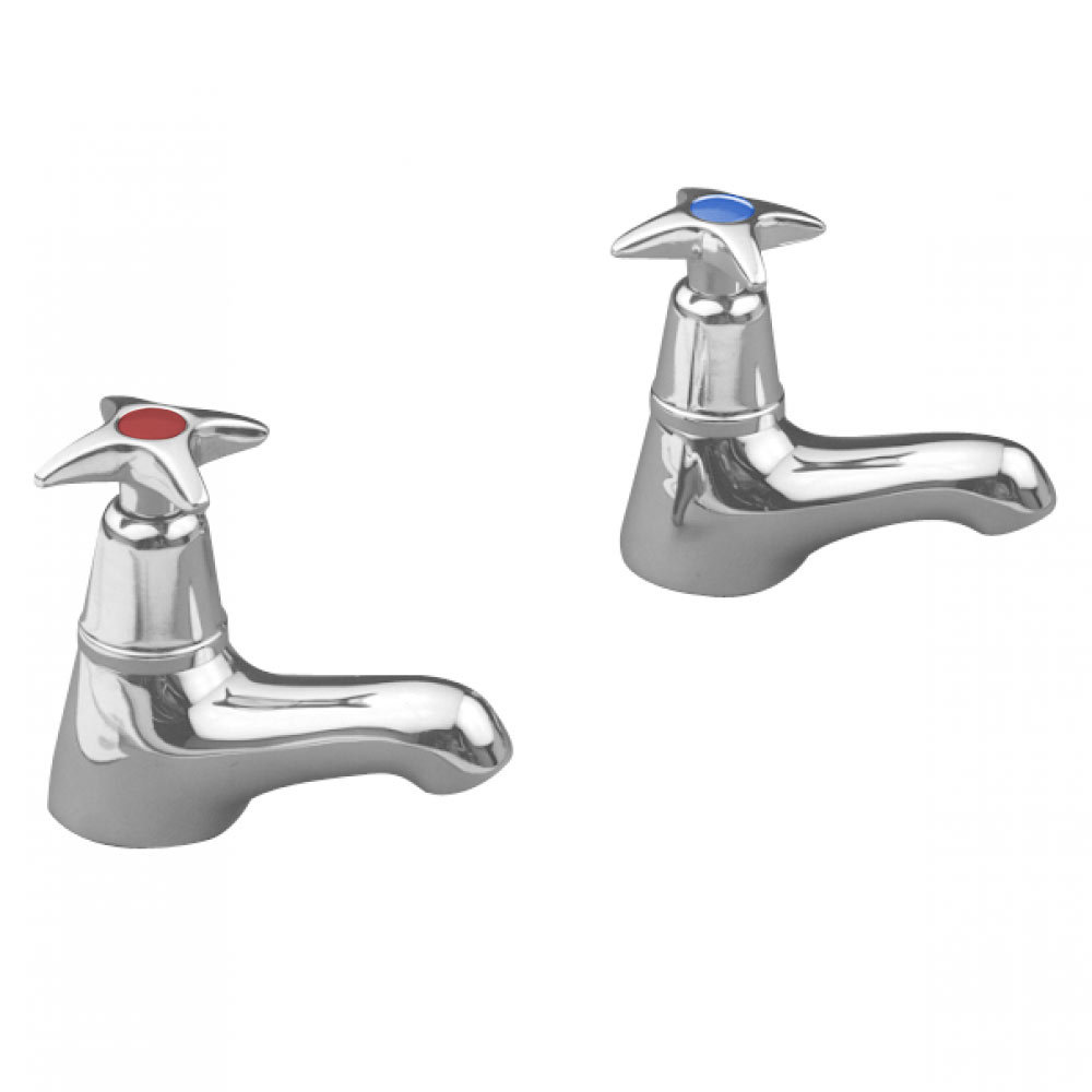 Franke F1080 Basin Taps with Crosshead Handles