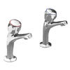 Franke F1083 Sink Pillar Taps with Fluted Handles profile small image view 1 