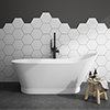 Turin 1700 x 750mm Modern Slipper Freestanding Bath Small Image