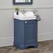 Burlington Edwardian 560mm Basin & Blue Freestanding Cloakroom Vanity Unit profile small image view 3 