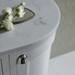 Burlington Wall Hung Corner Vanity Unit - Sand - Left Hand 1000mm with Worktop profile small image view 2 