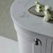 Burlington Floor Standing Corner Vanity Unit - Classic Grey - Right Hand 1000mm with Worktop profile small image view 3 