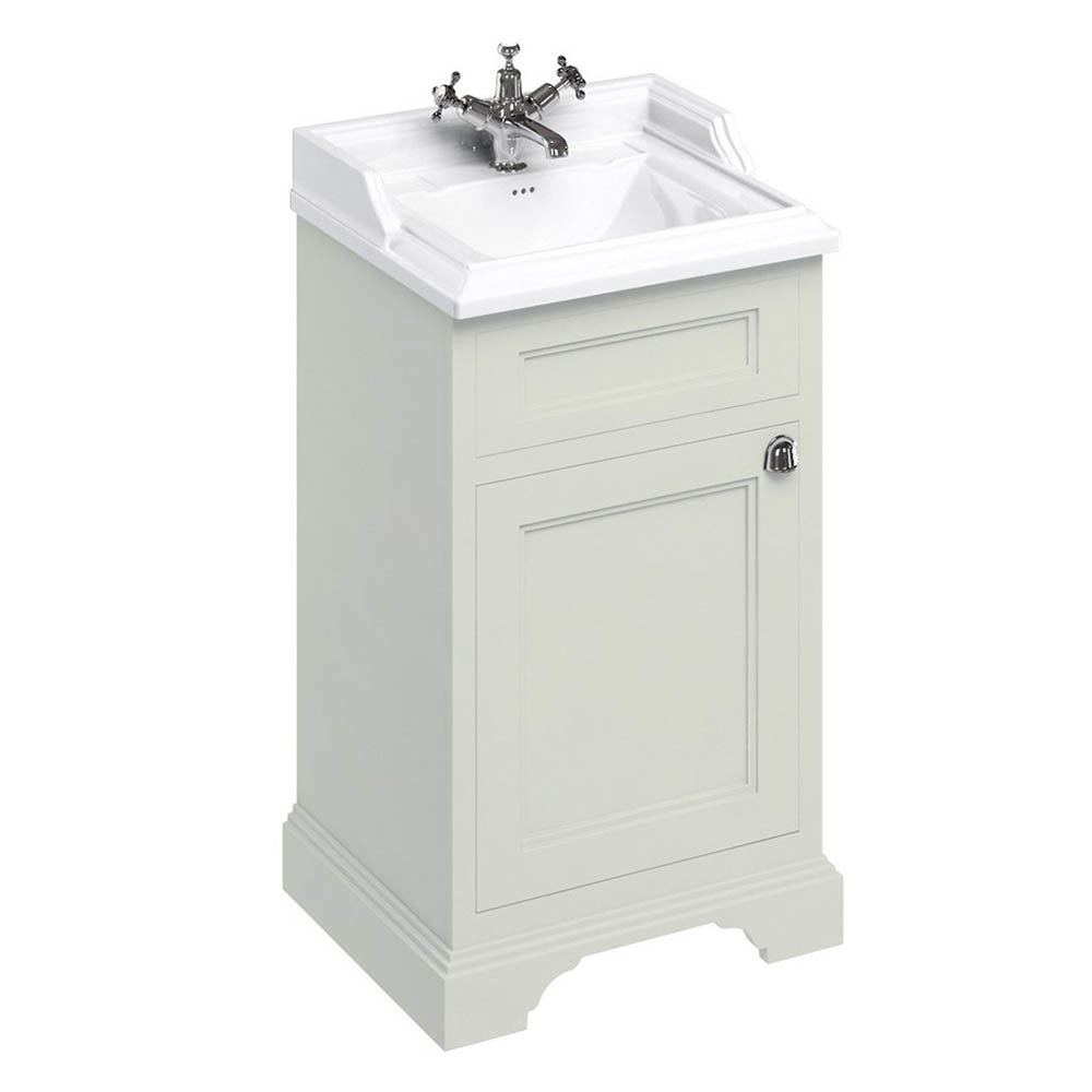 Burlington 50cm Freestanding Cloakroom Vanity Unit & Basin Sand