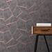Fine Decor Marblesque Fractal Charcoal Metallic Wallpaper profile small image view 2 