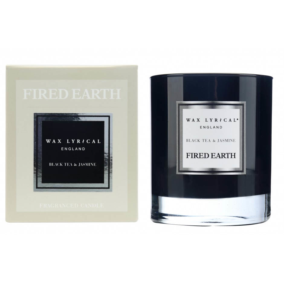 Wax Lyrical Fired Earth Black Tea & Jasmine Boxed Glass Scented Candle
