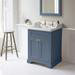 Burlington 65 2-Door Vanity Unit & Classic Basin - Blue profile small image view 5 