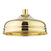 Crosswater Belgravia Unlacquered Brass 200mm Round Fixed Showerhead - FH08Q profile small image view 1 