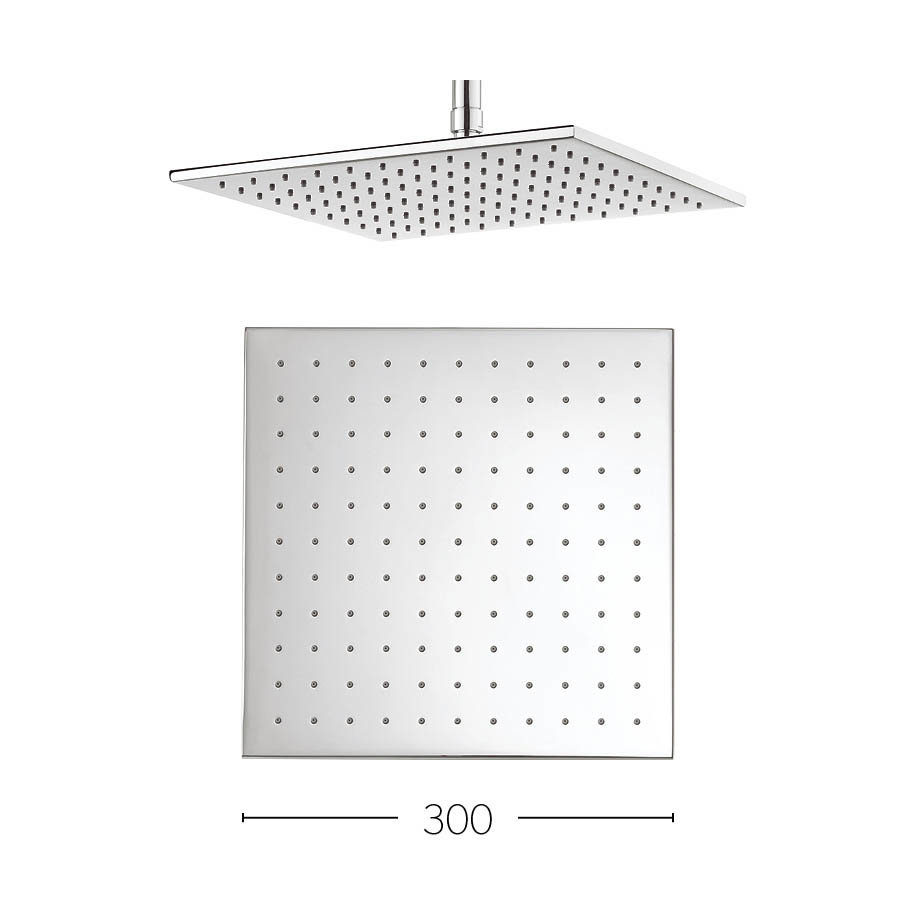 Crosswater - Zion 300mm Square Fixed Showerhead - FH330C