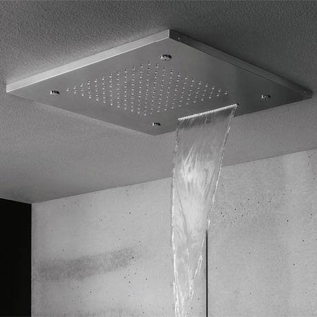 Crosswater 500mm Square Multifunction Recessed Shower Head - FH500C