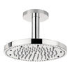 Crosswater - Rio White 240mm Round Showerhead with Lights and Arm profile small image view 1 