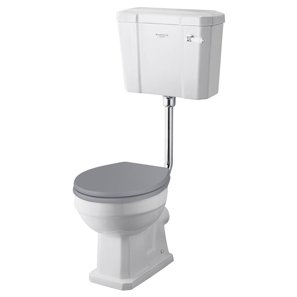 Bayswater Fitzroy Traditional Low Level Toilet with Ceramic Lever Flush