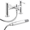 Nuie Series 2 Bath Shower Mixer with Shower Kit - FJ314 profile small image view 1 