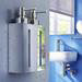 Smedbo Outline Wall Mounted Double Soap Dispenser - Polished Chrome - FK258 profile small image view 2 
