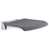 Smedbo Living Folding Wall Mounted Shower Seat - Dark Grey - FK414 profile small image view 1 