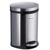 Smedbo Outline Lite 6 Litre Pedal Bin - Brushed Stainless Steel profile small image view 1 