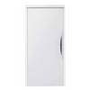 Monza Wall Mounted Medium Cupboard (Gloss White with Chrome Handle - W350 x D250mm) profile small image view 2 