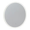 Roper Rhodes Frame 600mm LED Illuminated Round Mirror - Gloss White - FR60RW profile small image view 1 