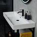 Britton Shoreditch Frame 700mm Basin & Black Wash Stand profile small image view 2 