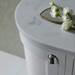 Burlington Wall Hung Corner Vanity Unit - Classic Grey - Right Hand 1000mm with Worktop profile small image view 2 