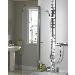 Bristan Frenzy Cool Touch Thermostatic Bar Valve inc. Riser + Multifunction Handset (FZ-SHXVOCTFF-C) profile small image view 3 