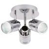Scorpius Bathroom Light - 3 Spot Chrome Ceiling Light - SPA-27405 profile small image view 1 