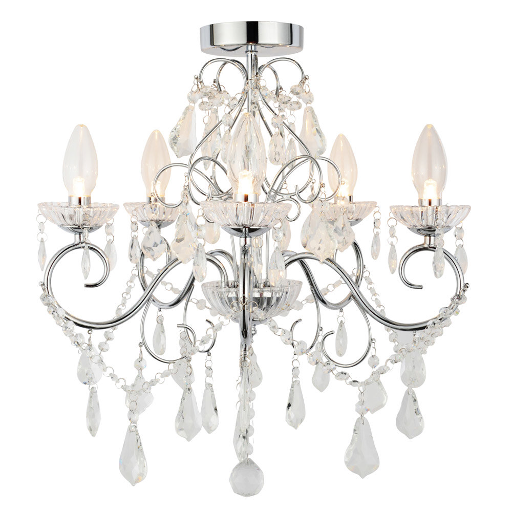 Forum Vela 5 Light Chandelier Forum Vela 5 Light Chandelier