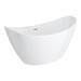 Flare 1720 x 760mm Modern Double Ended Freestanding Bath profile small image view 2 