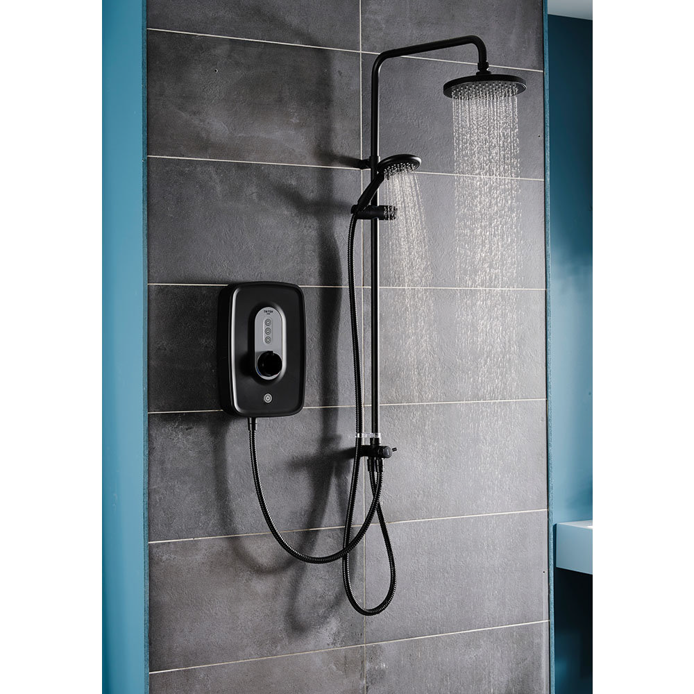 Triton Danzi DuElec 9.5kw Electric Shower Black GEDADU93