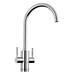 Rangemaster Geo Trend 4-in-1 Instant Boiling Hot Water Tap - Chrome profile small image view 2 