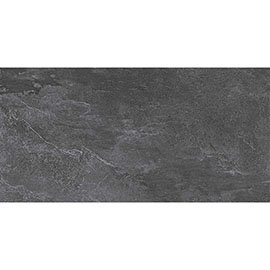 Gio Anthracite Matt Stone Effect Wall &amp; Floor Tiles - 300 x 600mm