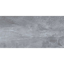 Gio Dark Grey Matt Stone Effect Wall &amp; Floor Tiles - 300 x 600mm