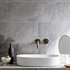 Gio Light Grey Matt Stone Effect Wall & Floor Tiles - 300 x 600mm Small Image
