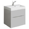 Crosswater Glide II Vanity Unit and Basin - Storm Grey profile small image view 1 