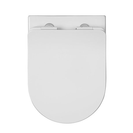 Crosswater Glide II Soft Close Toilet Seat White - GL6105W