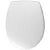 Twyford Galerie Plan Soft Close Toilet Seat and Cover with Top Fix Stainless Steel Hinges profile small image view 1 