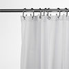Croydex White Textile Shower Curtain W1800 x H1800mm - GP00801 profile small image view 1 