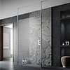 Hudson Reed Free Standing Wet Room Screen with Double Ceiling Posts profile small image view 1 