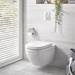 Grohe Rapid SL 0.82m Frame / Euro Rimless Complete WC 5 in 1 Pack profile small image view 5 