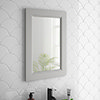 Chatsworth Mirror (600 x 400mm - Grey) profile small image view 1 