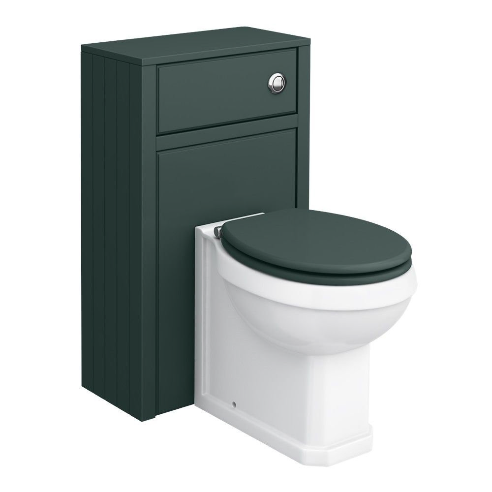 Chatsworth Traditional 500mm Green Toilet Unit + Pan