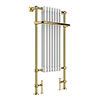 JTP Grosvenor Antique Brass 1130 x 553mm Traditional Heated Towel Radiator profile small image view 1 