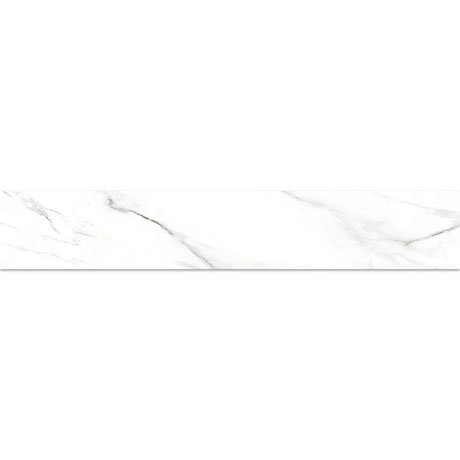 Gatley White Marble Effect Tiles - 150 x 900mm