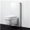 Geberit - Monolith WC Frame & Cistern for Wall Hung WC's - White/Aluminium profile small image view 1 
